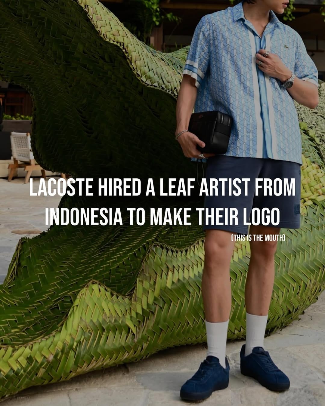 Lacoste x Make A Scene! Bali: A Biosculptural Tribute to Nature