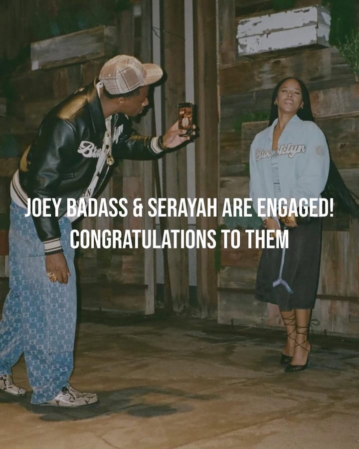 Joey Bada$$ Gets Engaged to Serayah — and Their Love Story Just Levelled Up 💍